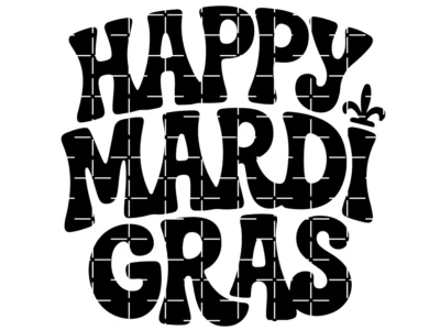 Happy Mardi Gras Svg