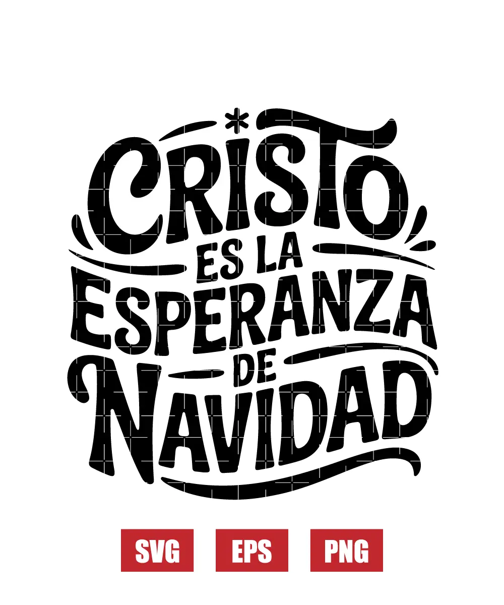 Cristo Es La Esperanza De Navidad Svg